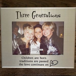 4x6 picture frame - three generations